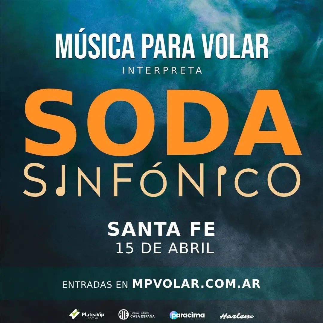 Música Para Volar en Santa Fe y Paraná - LineUp Santa Fe